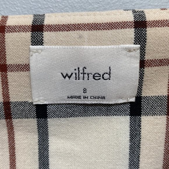 ❗️SOLD❗️Aritzia Wilfred Plaid Strappy Mini Isabelle Dress Size 8 - Picture 8 of 11